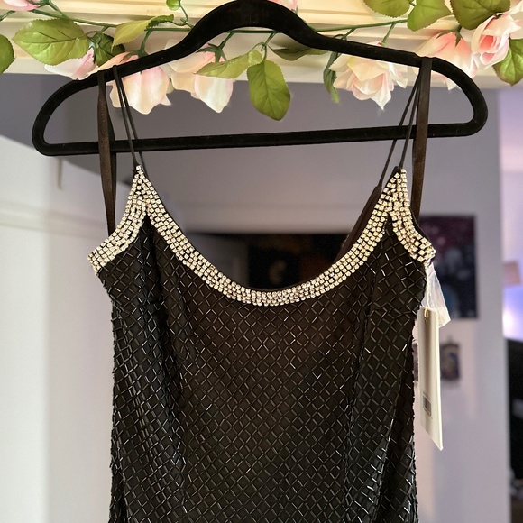 Mac Duggal Maxi Beaded Dress - Picture 11 of 11